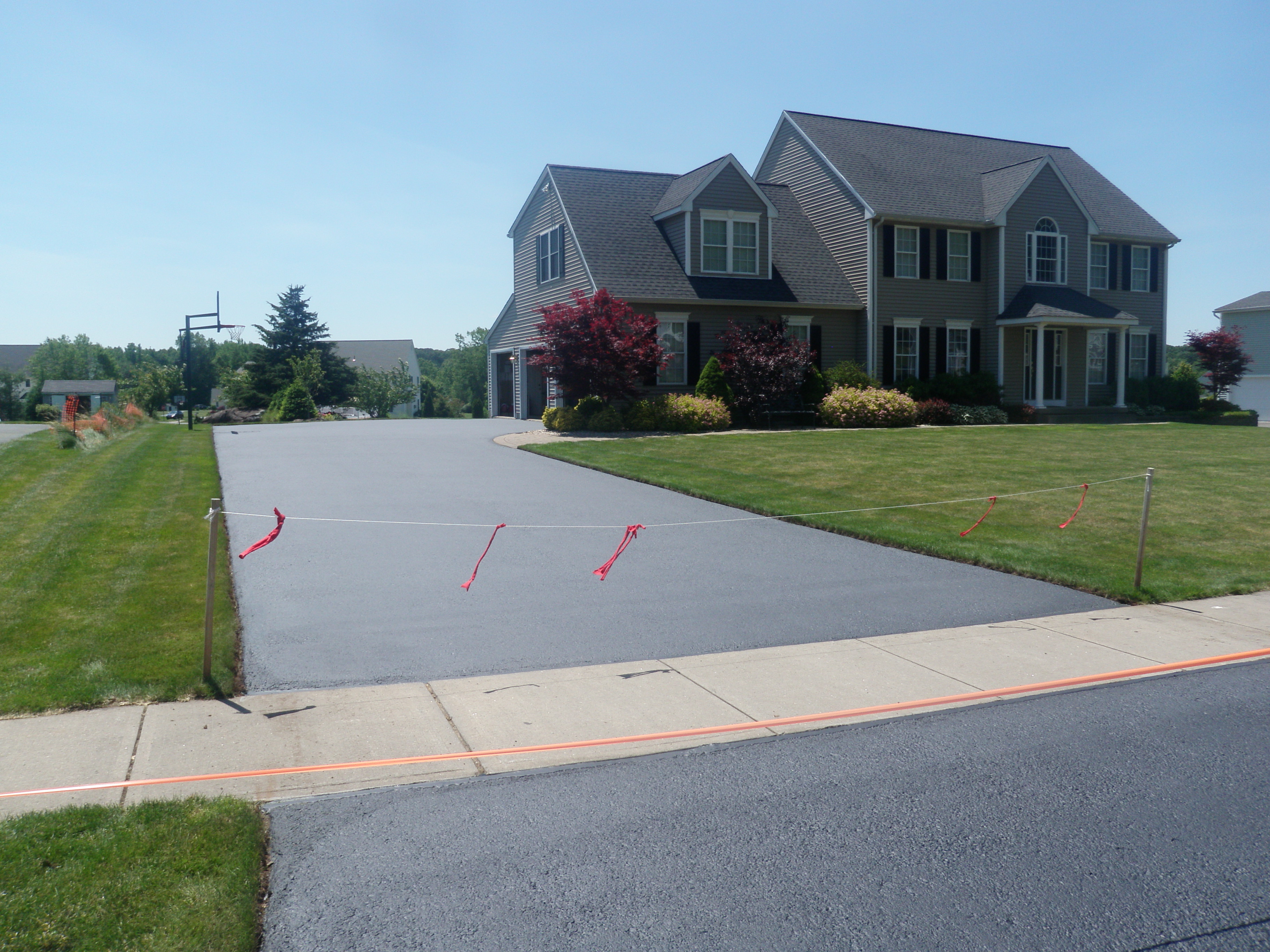 Finished Driveway Sealing Project 7