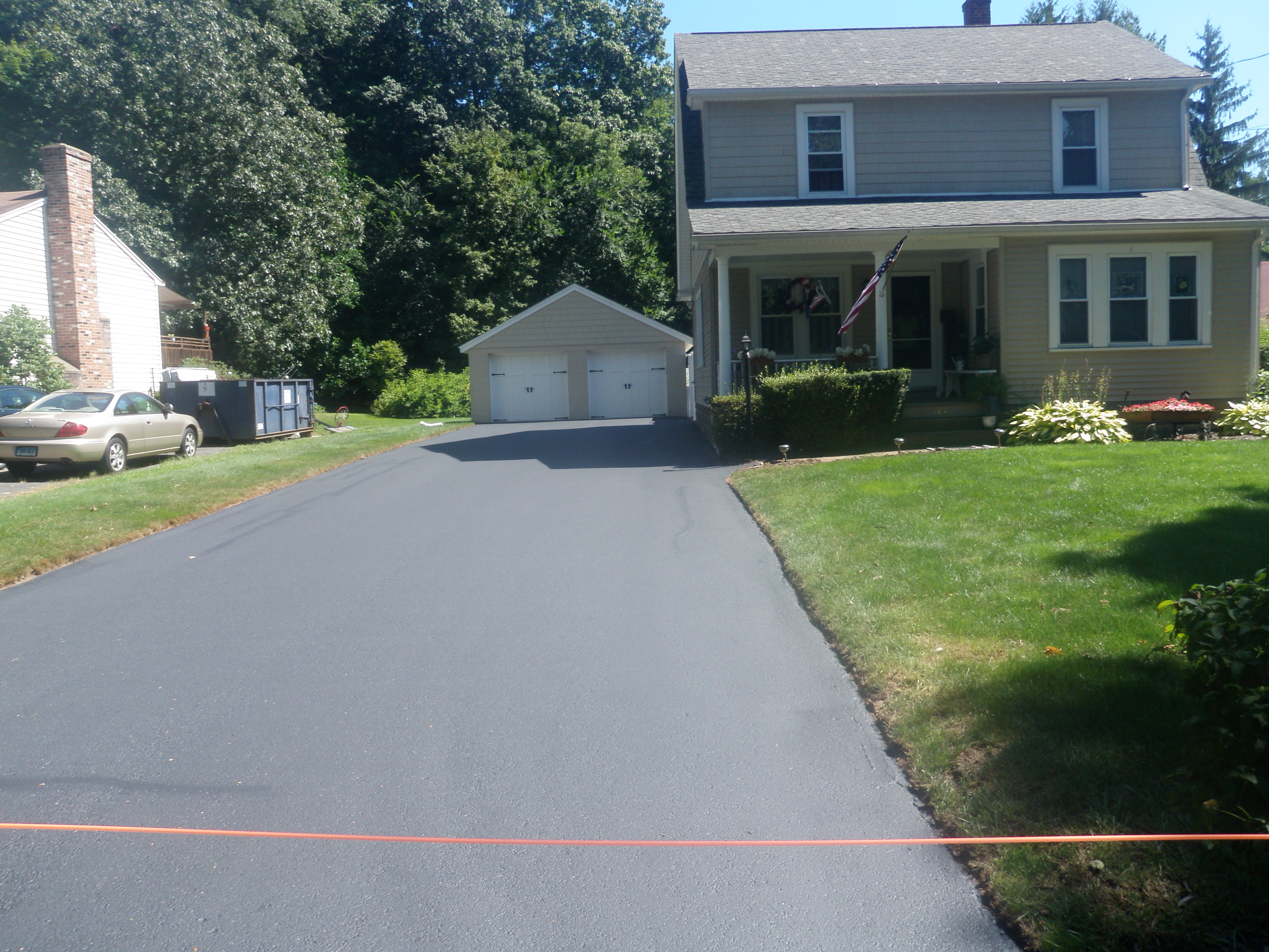 Finished Driveway Sealing Project 4