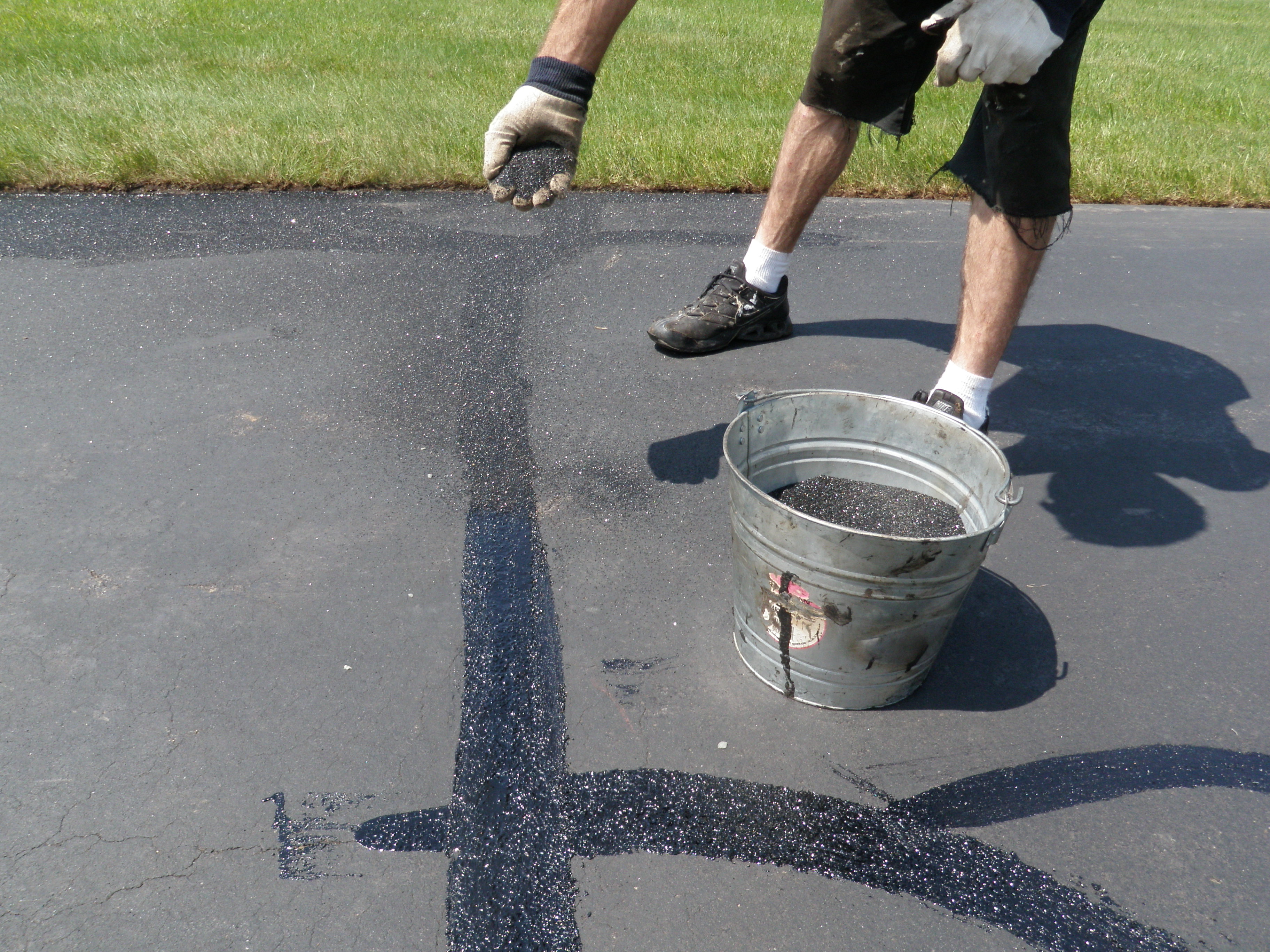 Black Beauty Driveway Crack Repair 2